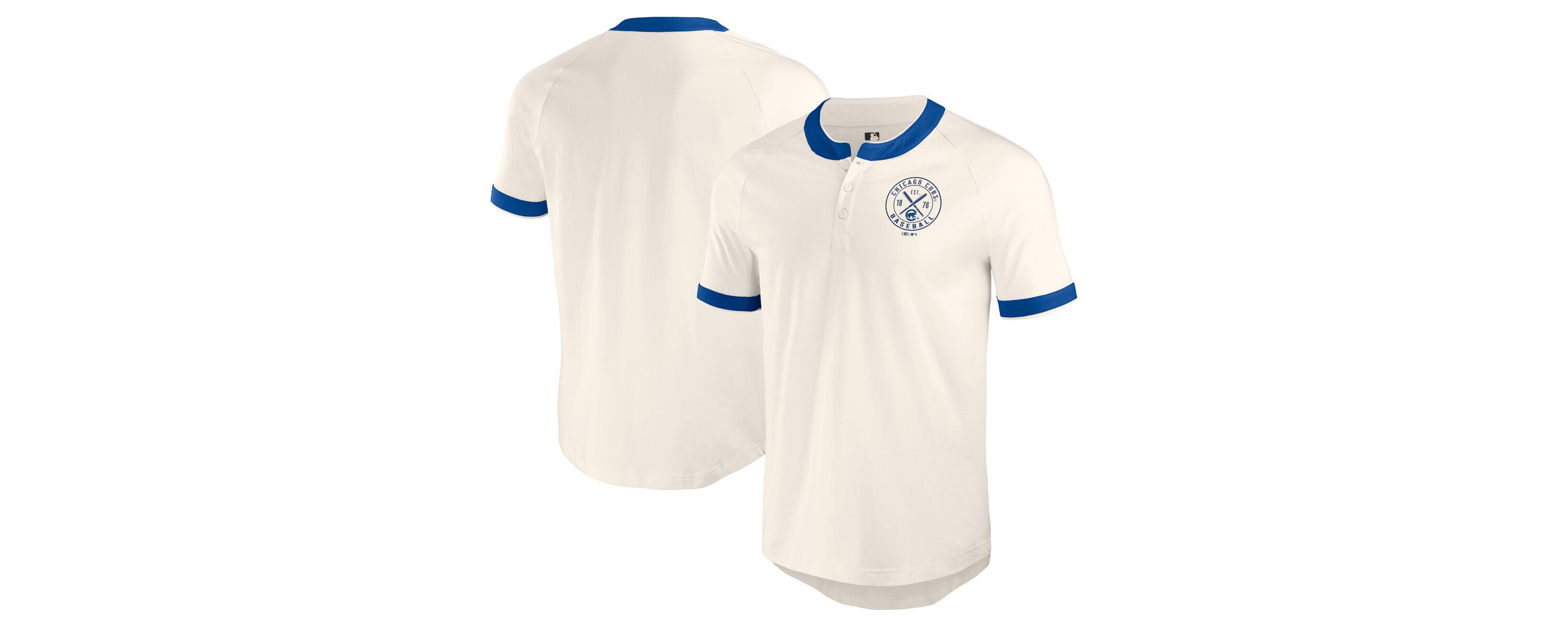 MLB Chicago Cubs Henley Raglan T-Shirt