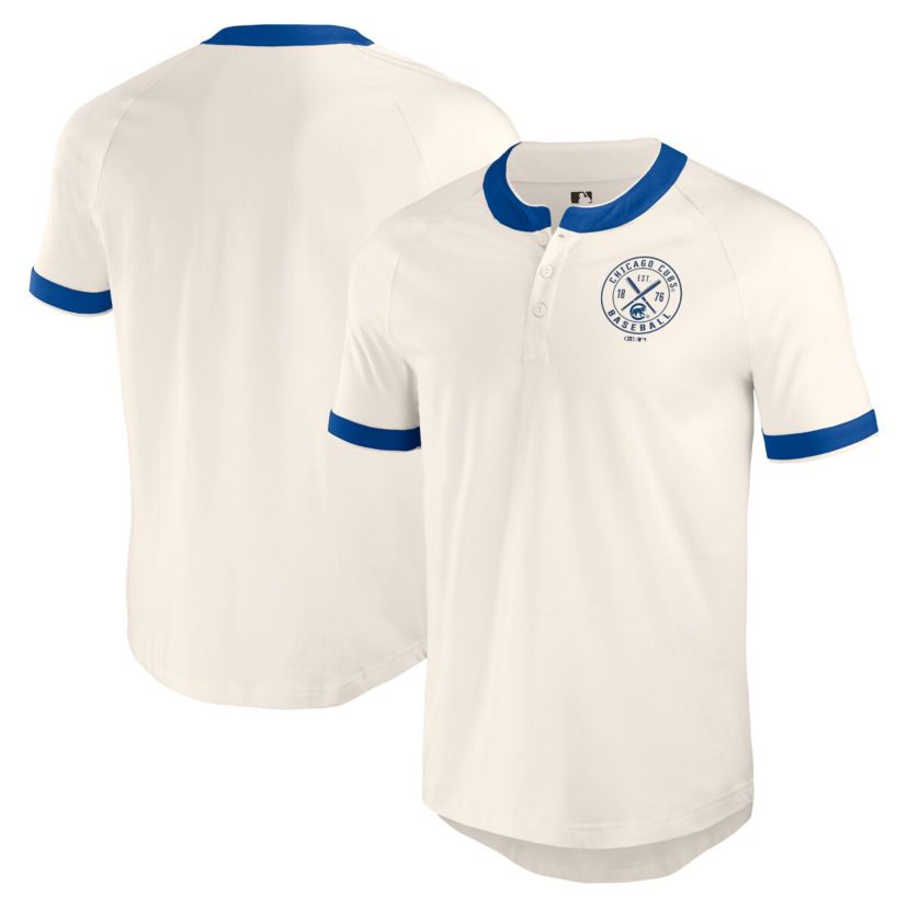 MLB Chicago Cubs Henley Raglan T-Shirt