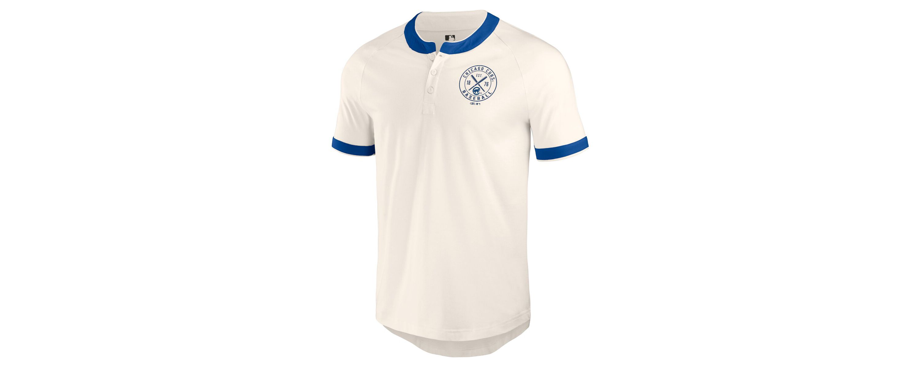 MLB Chicago Cubs Henley Raglan T-Shirt