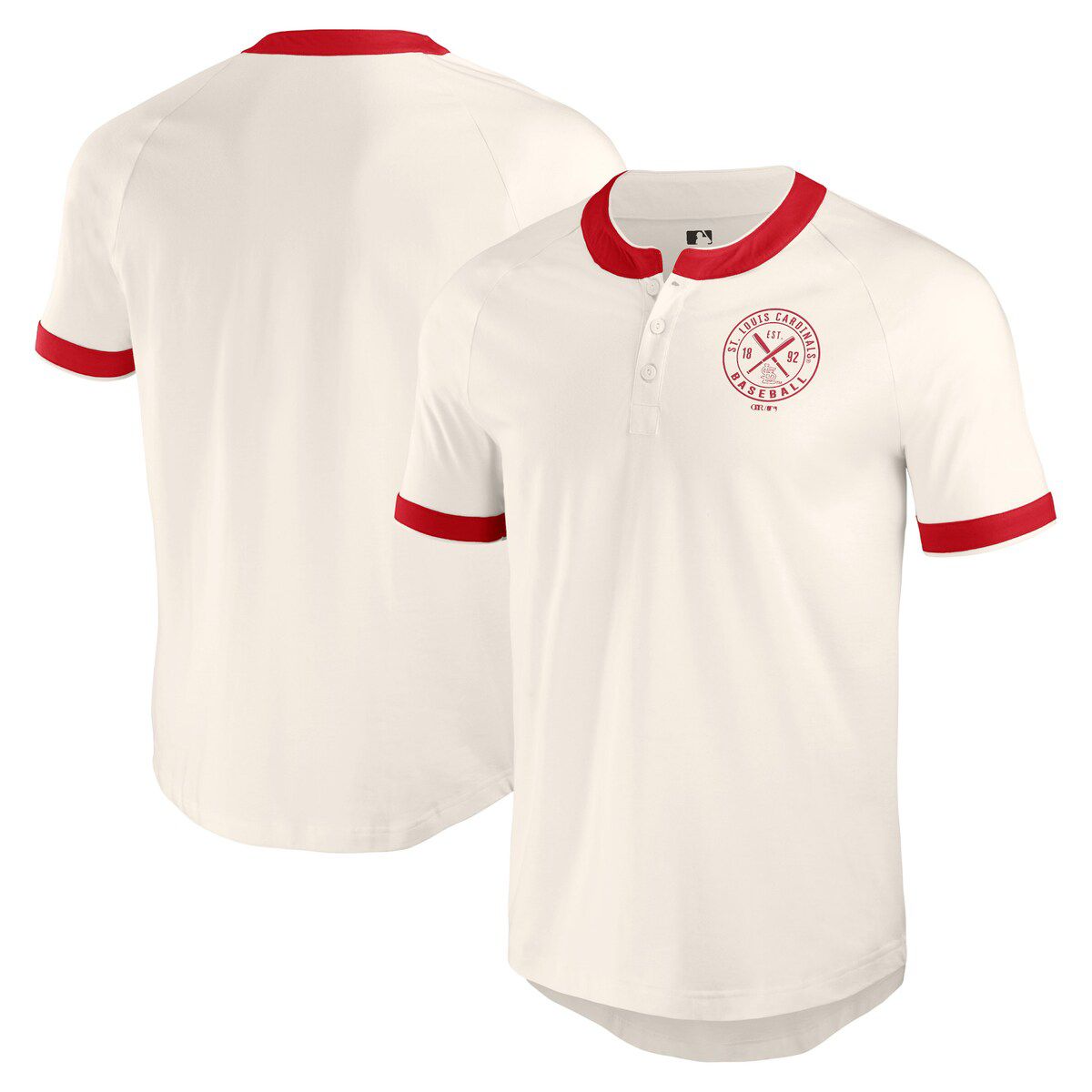 MLB St. Louis Cardinals Henley Raglan T-Shirt