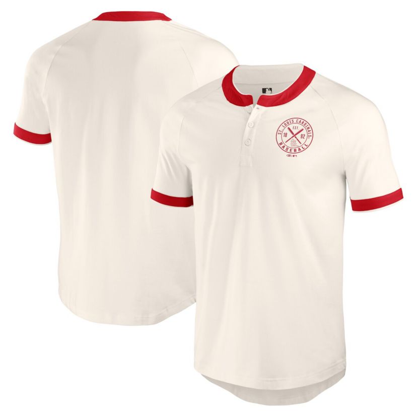 MLB St. Louis Cardinals Henley Raglan T-Shirt