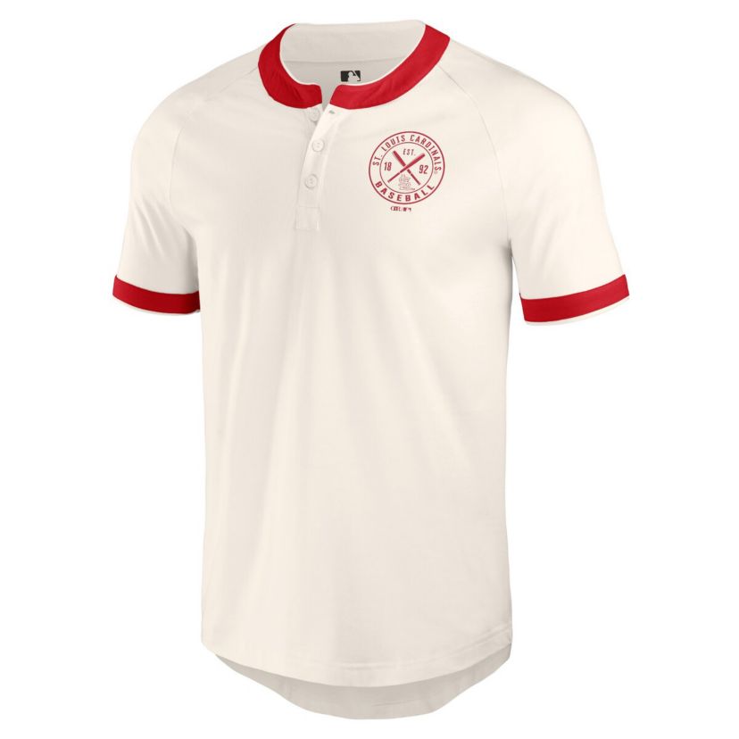 MLB St. Louis Cardinals Henley Raglan T-Shirt