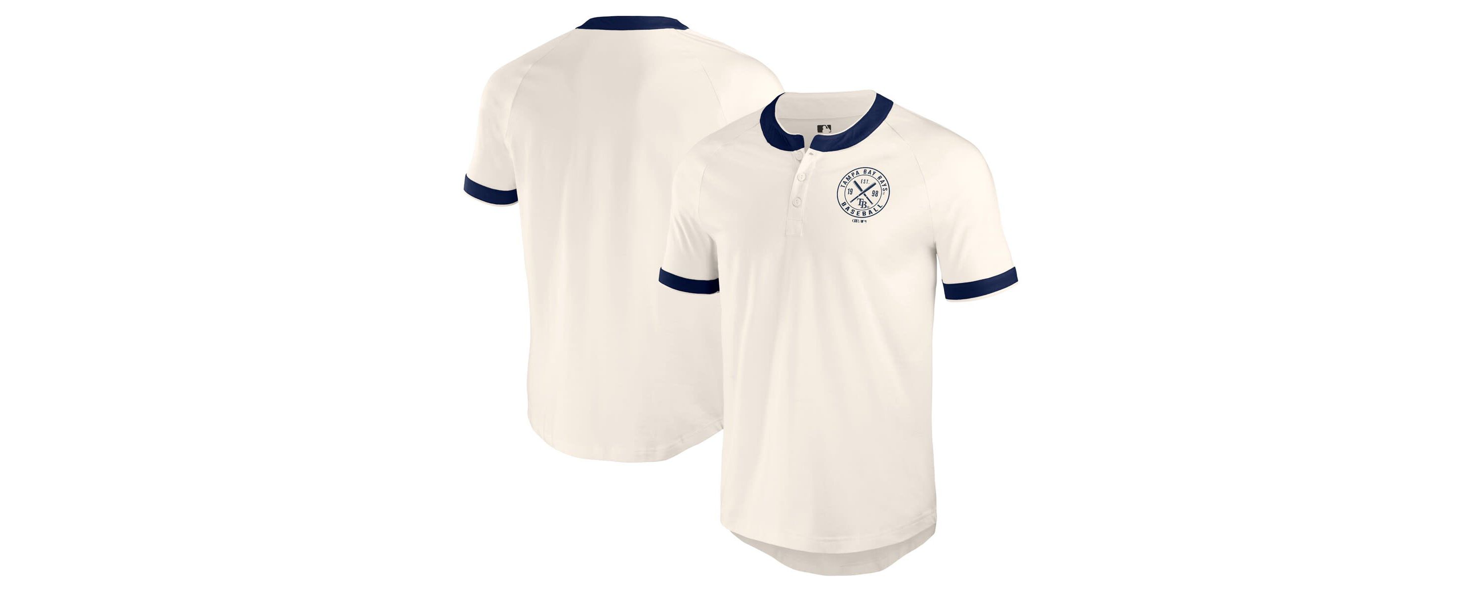 MLB Tampa Bay Rays Henley Raglan T-Shirt