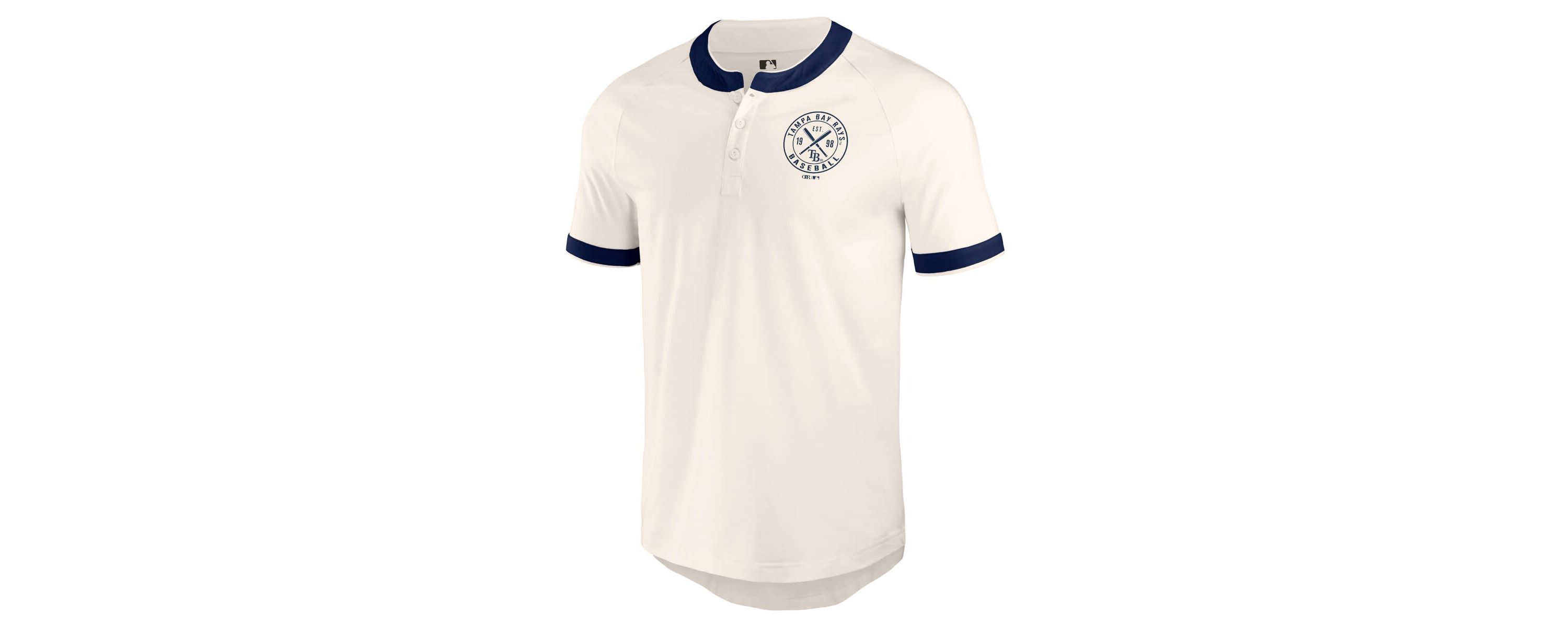 MLB Tampa Bay Rays Henley Raglan T-Shirt