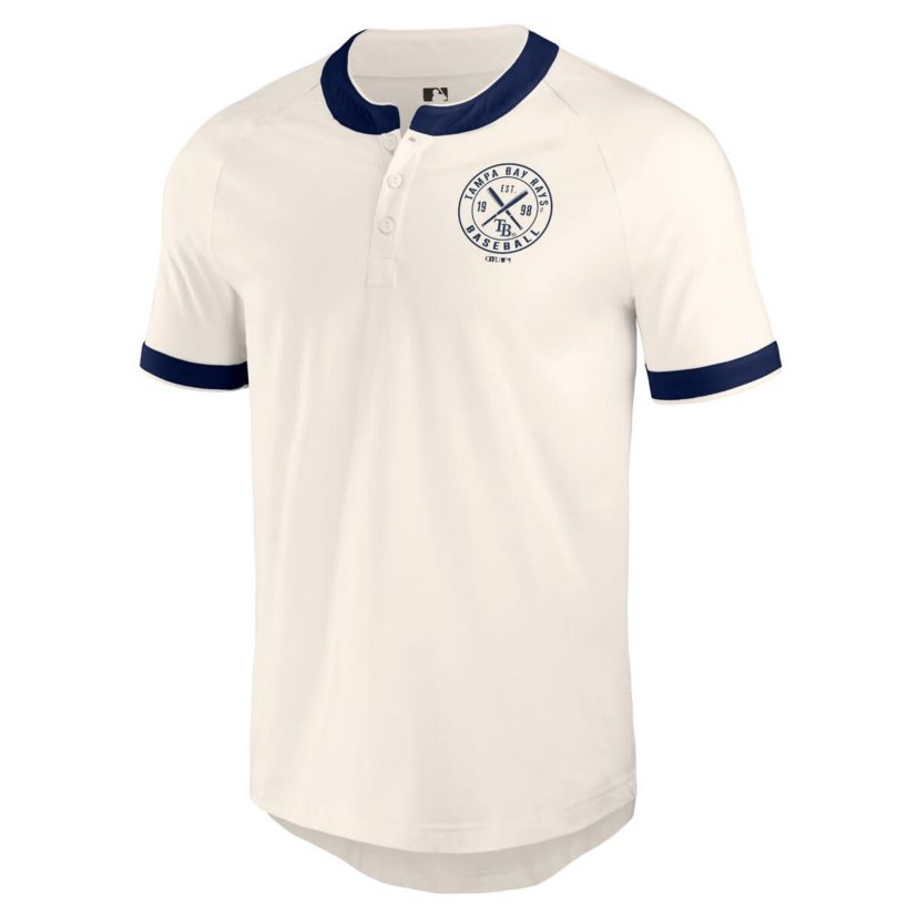 MLB Tampa Bay Rays Henley Raglan T-Shirt