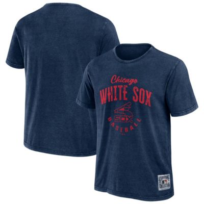 Darius Rucker Collection by Fanatics Men's Chicago White Sox MLB Chicago Sox Cooperstown Collection Washed T-Shirt, Navy Blue, Small