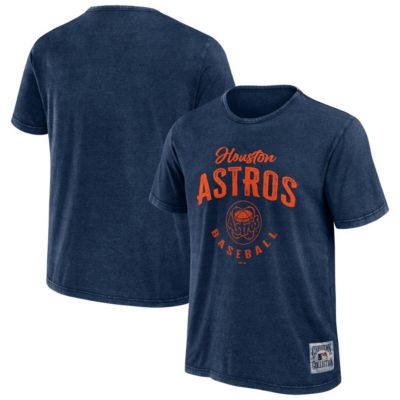 Darius Rucker Collection by Fanatics Men's MLB Houston Astros Cooperstown Collection Washed T-Shirt, Navy Blue, Small