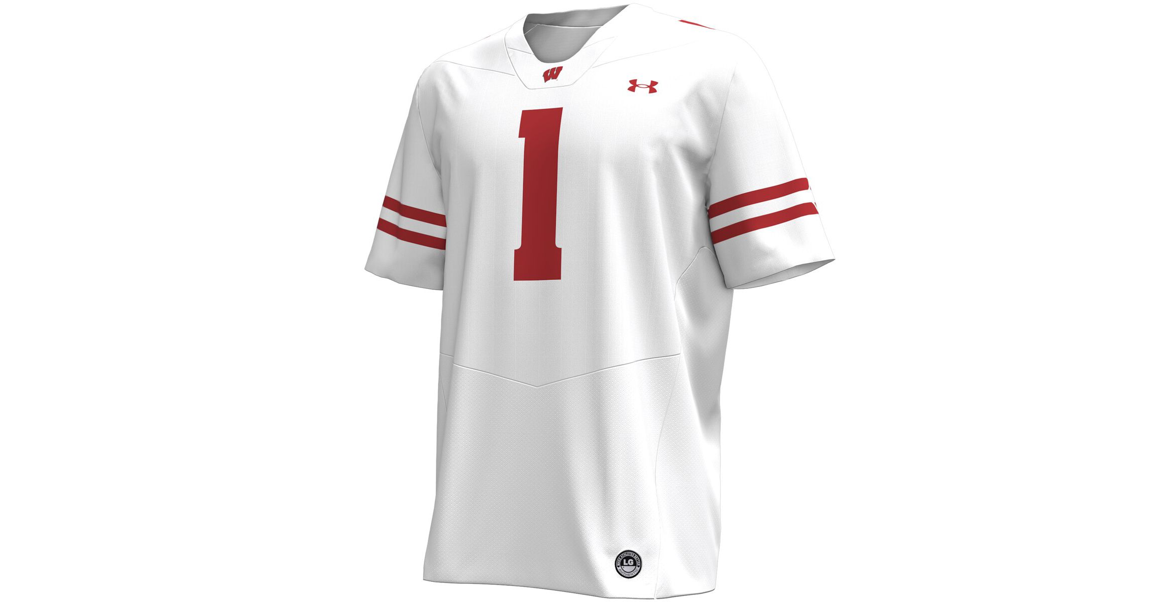 NCAA Under Armour #1 Wisconsin Badgers Replica Football Jersey