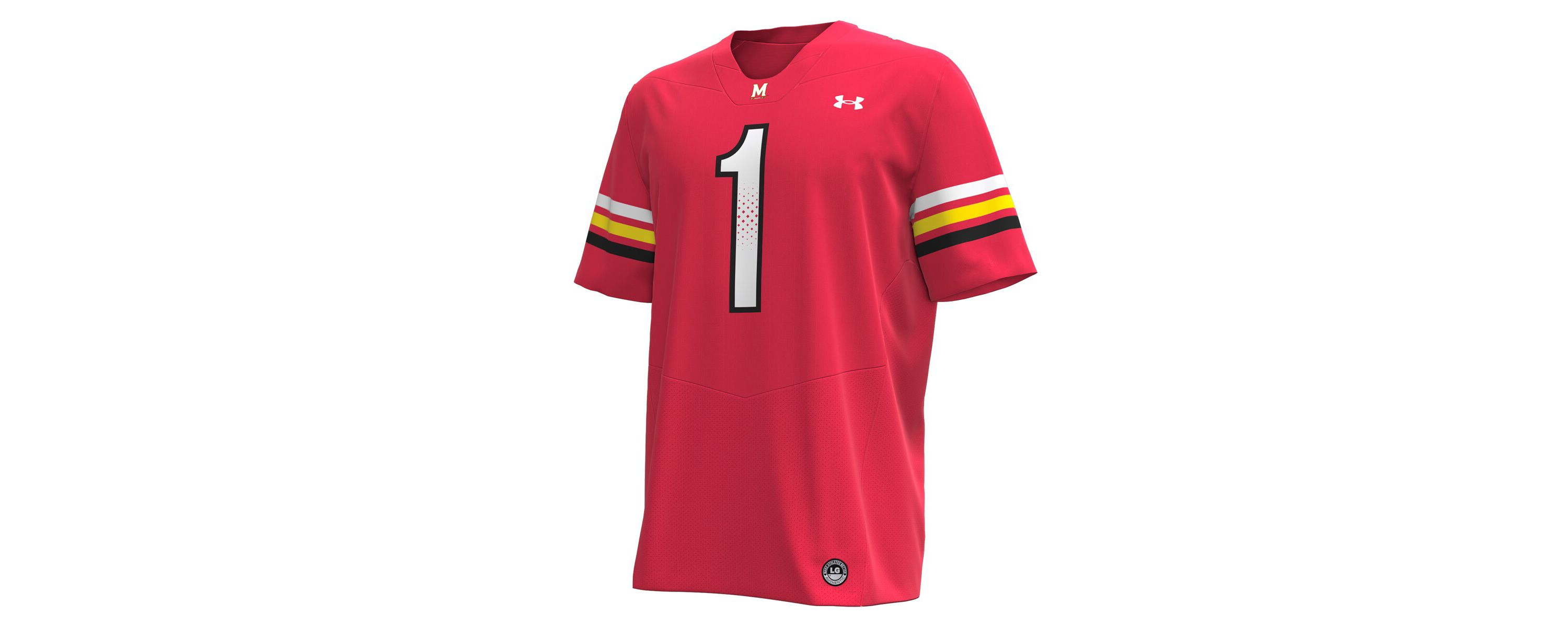 NCAA Under Armour #1 Maryland Terrapins Replica Football Jersey
