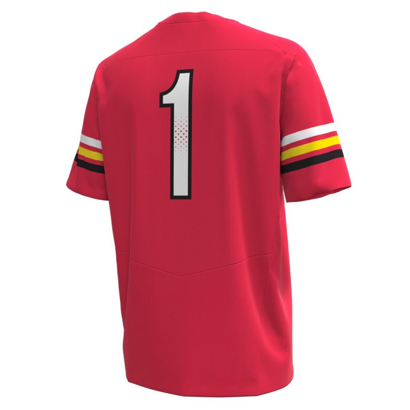 NCAA Under Armour #1 Maryland Terrapins Replica Football Jersey