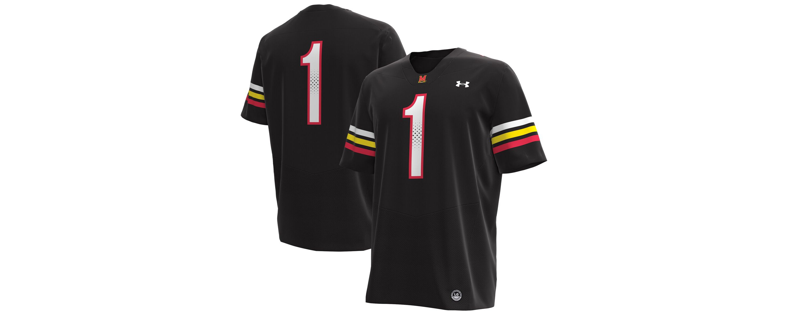 NCAA Under Armour #1 Maryland Terrapins Replica Football Jersey