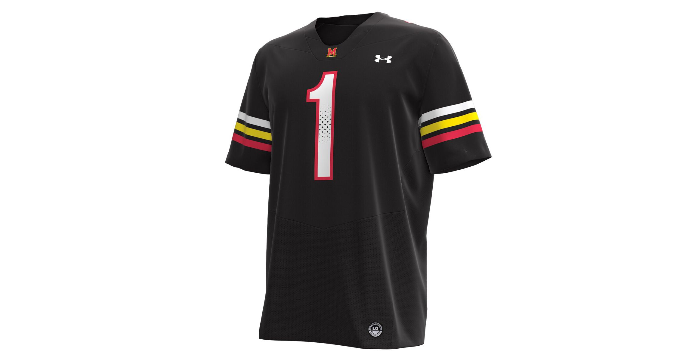 NCAA Under Armour #1 Maryland Terrapins Replica Football Jersey