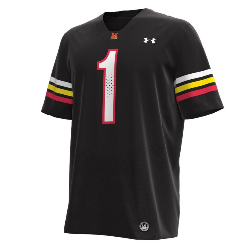 NCAA Under Armour #1 Maryland Terrapins Replica Football Jersey