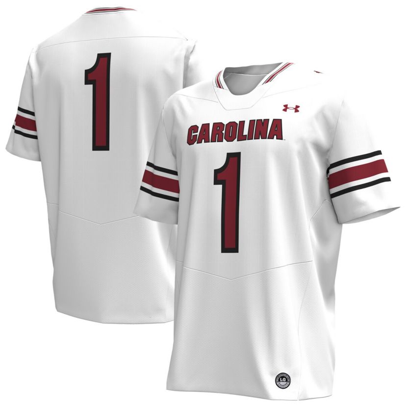 NCAA Under Armour #1 South Carolina Gamecocks Replica Football Jersey