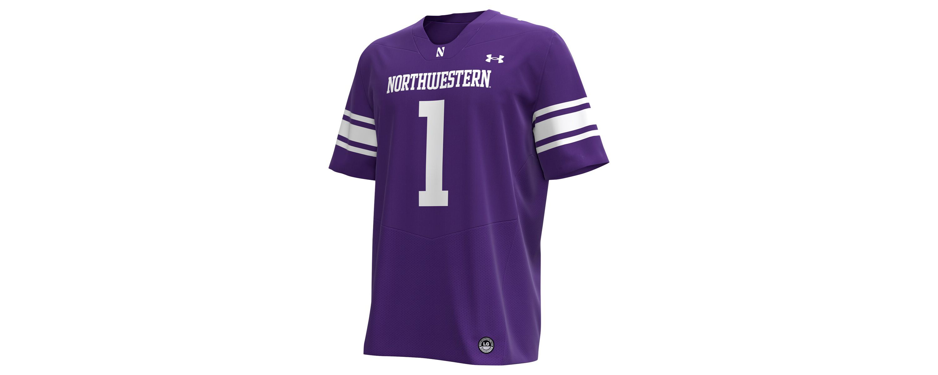 NCAA Under Armour #1 Northwestern Wildcats Replica Football Jersey