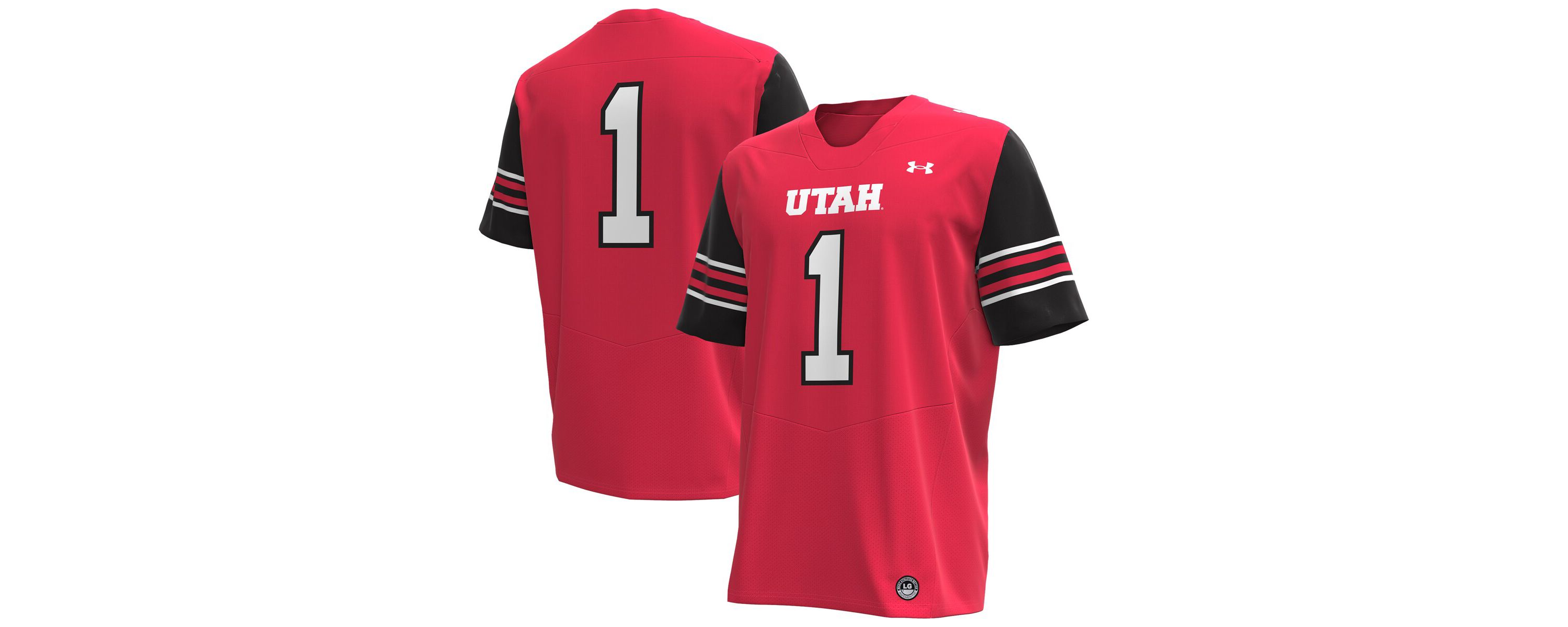 NCAA Under Armour #1 Utah Utes Replica Football Jersey