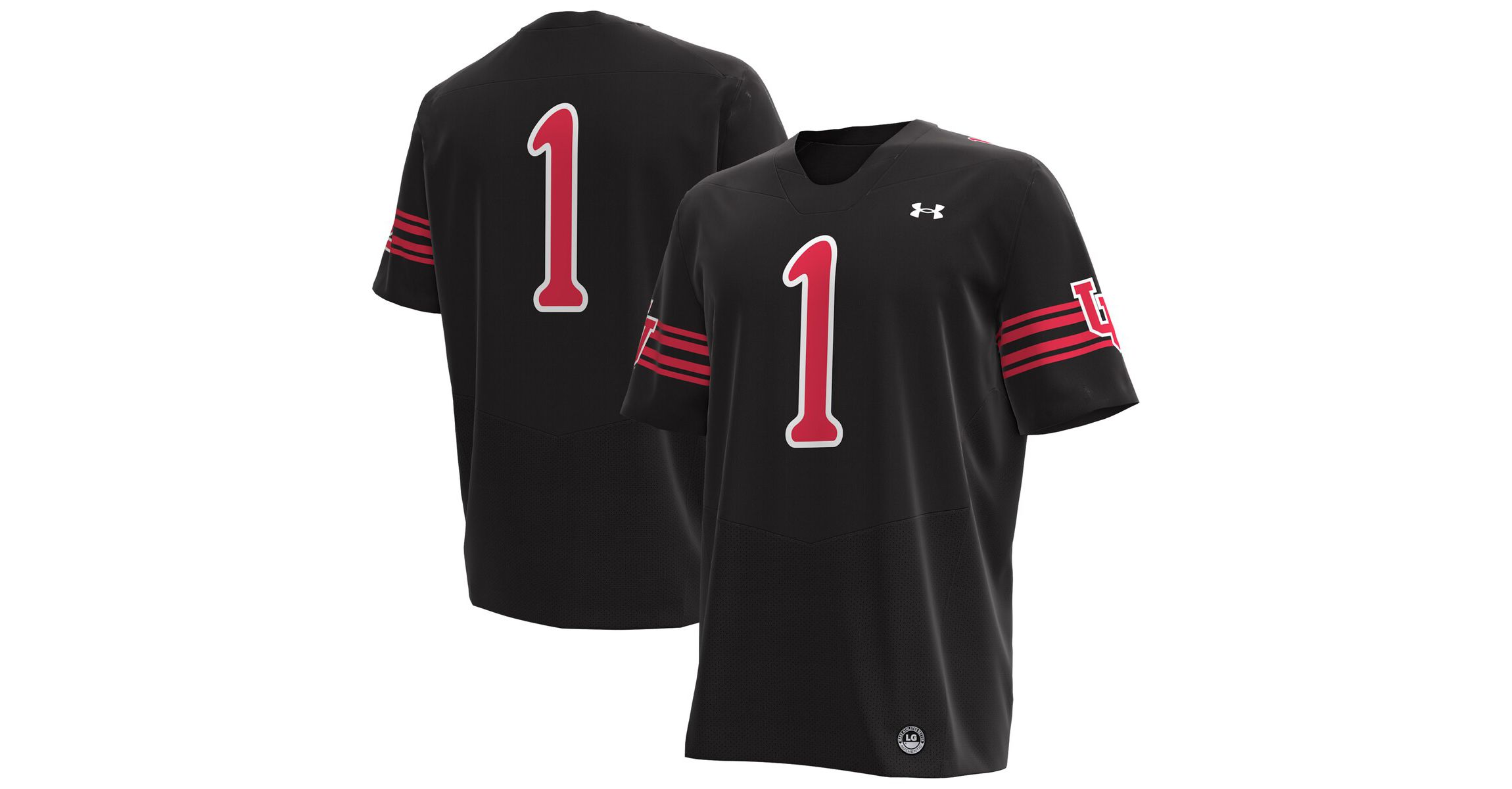NCAA Under Armour #1 Utah Utes Replica Football Jersey