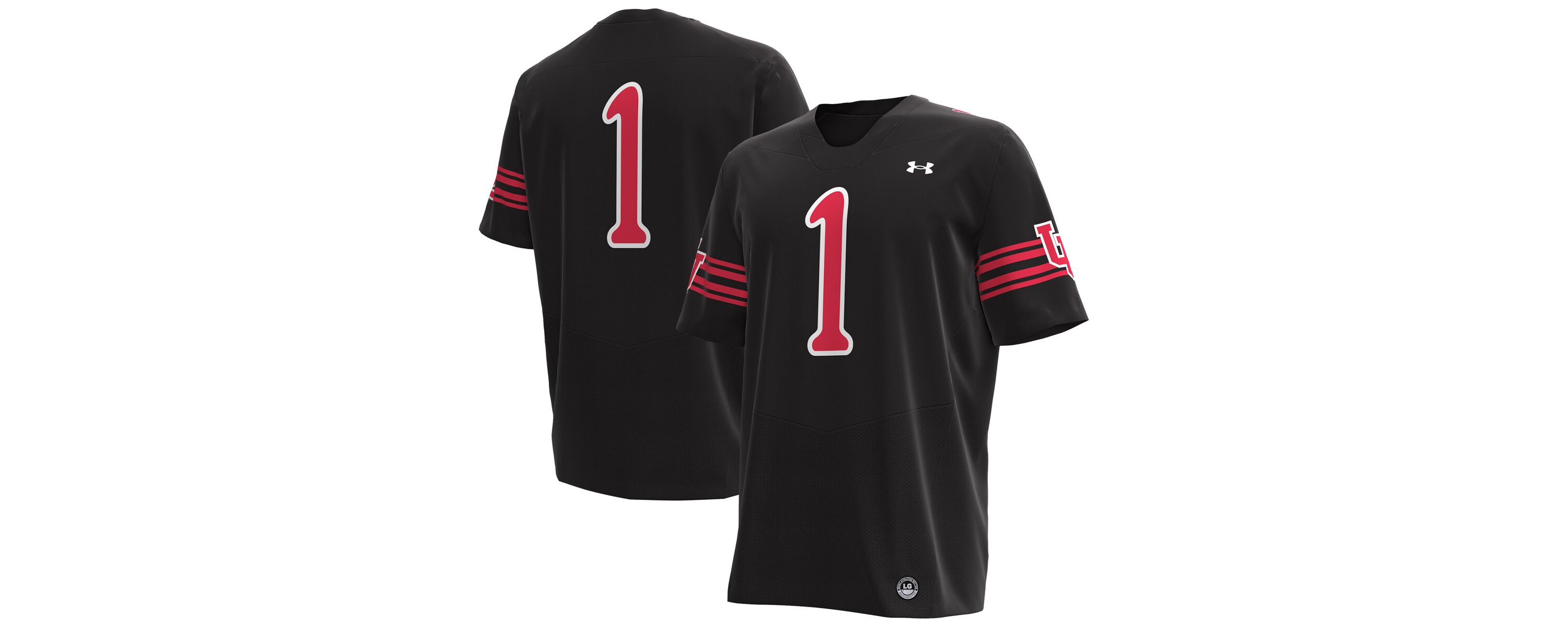 NCAA Under Armour #1 Utah Utes Replica Football Jersey