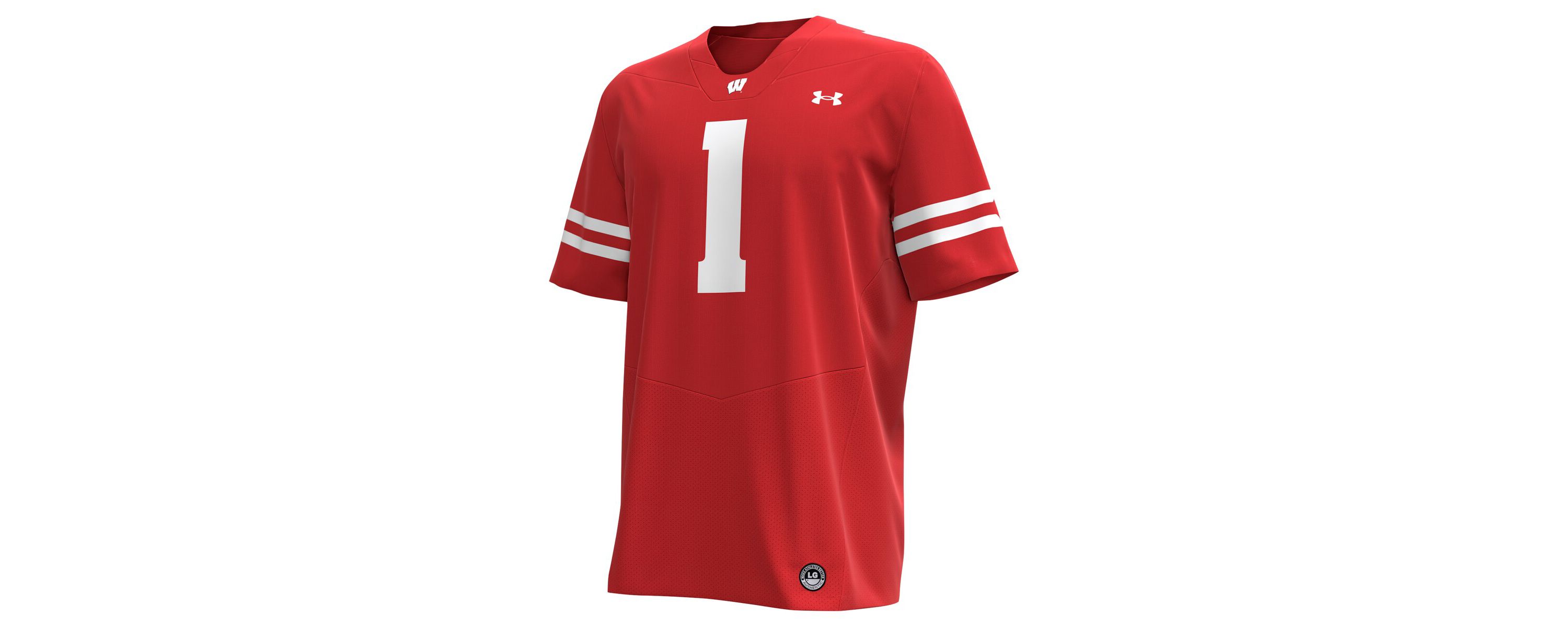 NCAA Under Armour #1 Wisconsin Badgers Replica Football Jersey