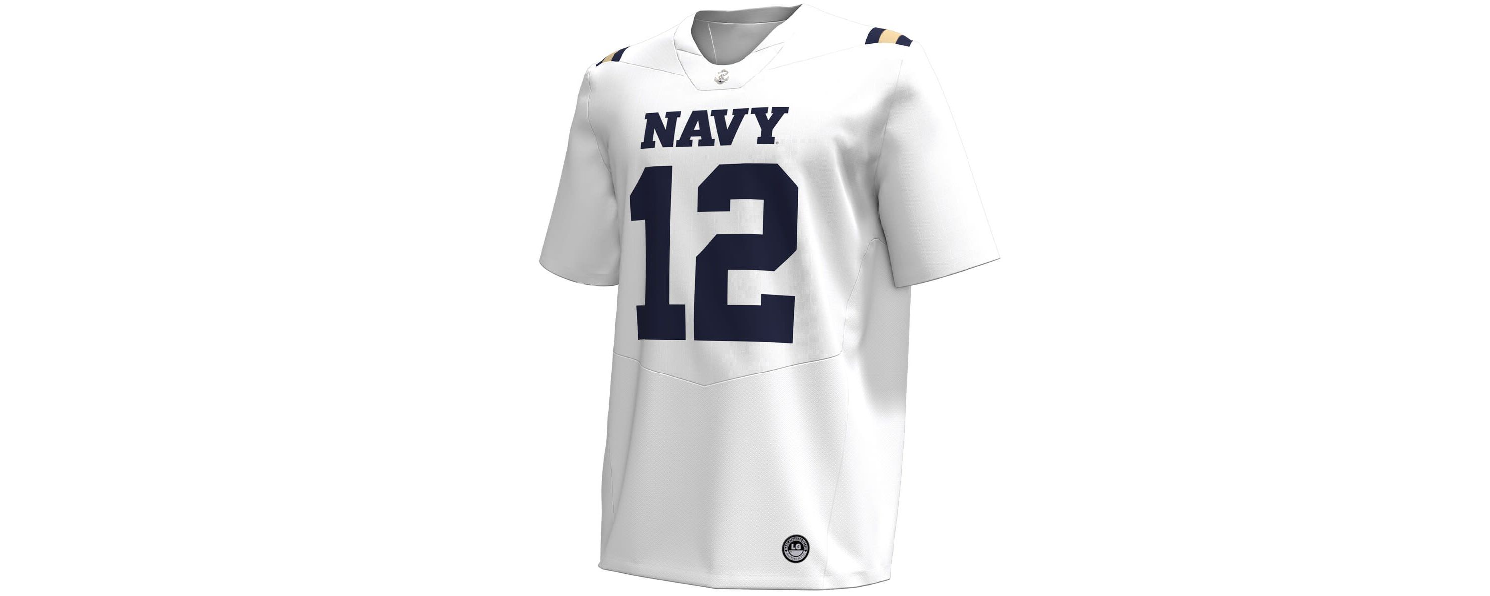 Navy Midshipmen NCAA Under Armour #12 Midshipmen Replica Football Jersey