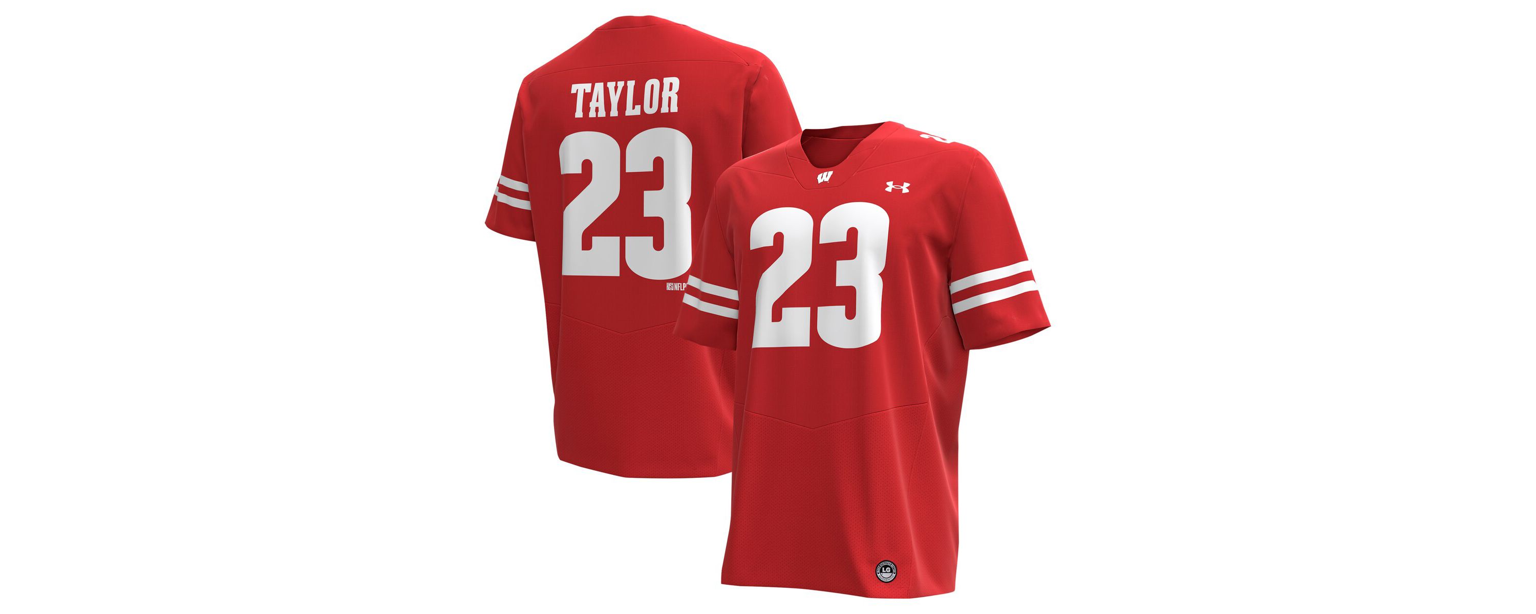 NCAA Under Armour Jonathan Taylor Wisconsin Badgers Replica Alumni Football Jersey