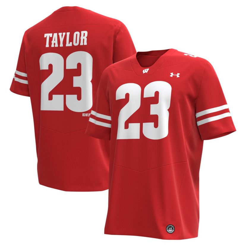 NCAA Under Armour Jonathan Taylor Wisconsin Badgers Replica Alumni Football Jersey