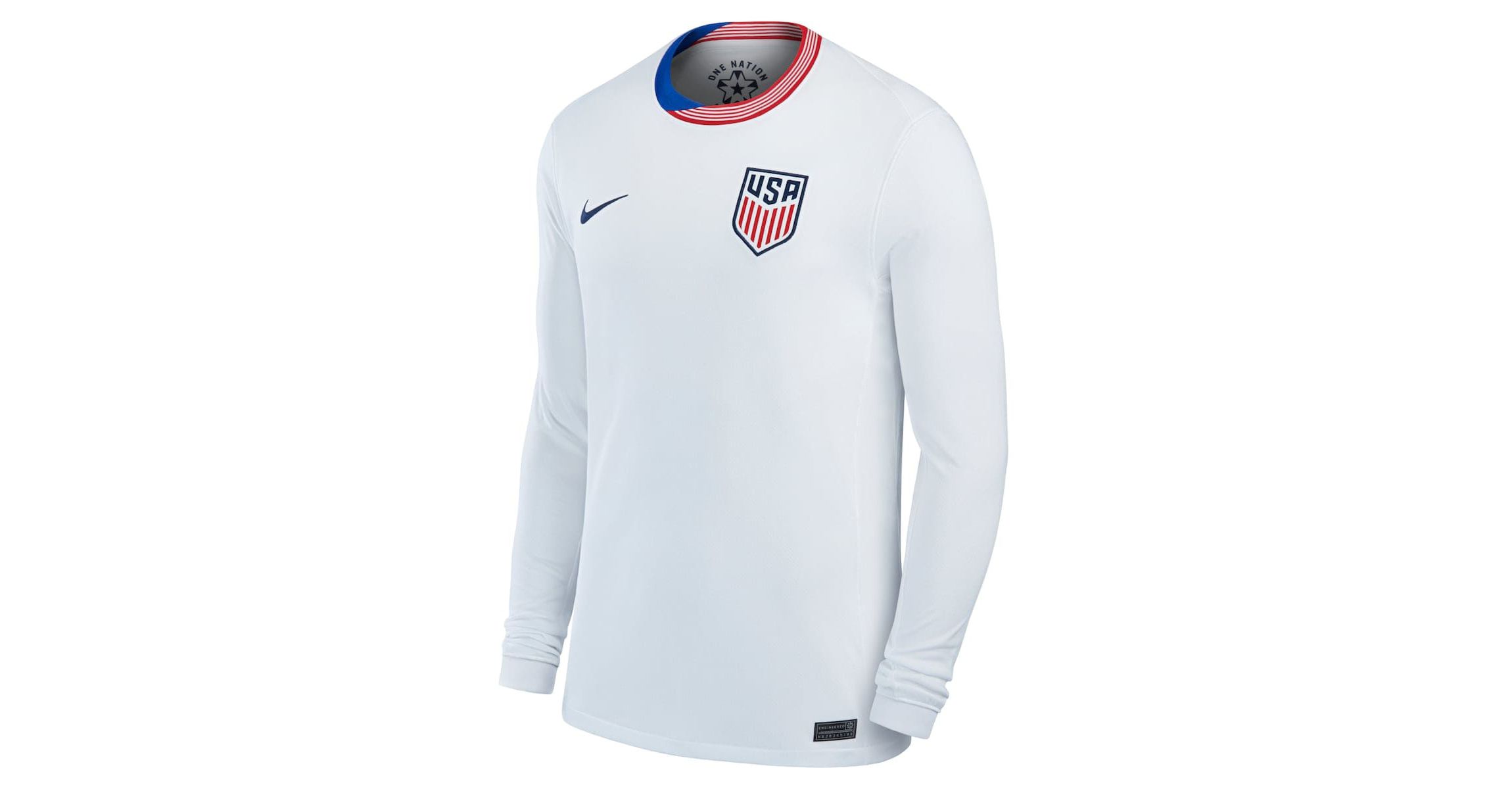 Soccer National Teams Nike USMNT 2024 Home Replica Long Sleeve Jersey