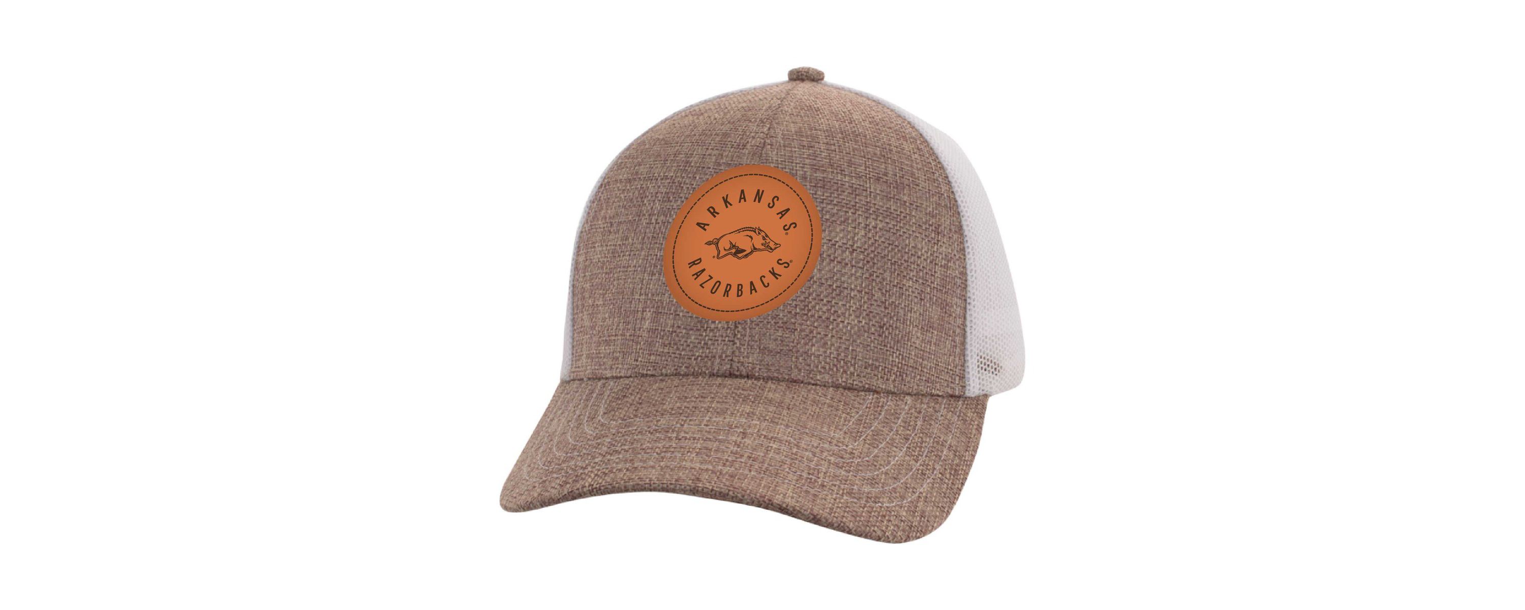 NCAA Tan/White Arkansas Razorbacks Pregame Adjustable Hat