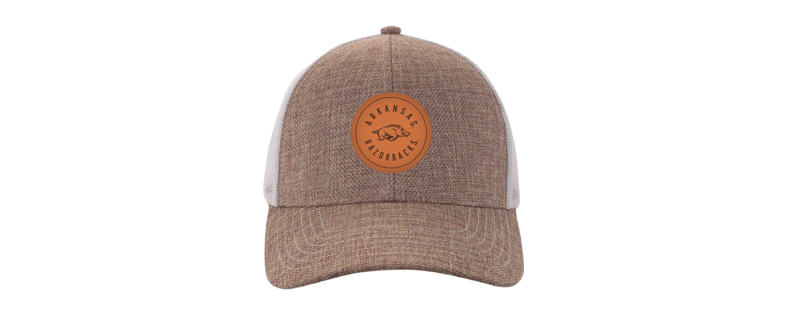 NCAA Tan/White Arkansas Razorbacks Pregame Adjustable Hat