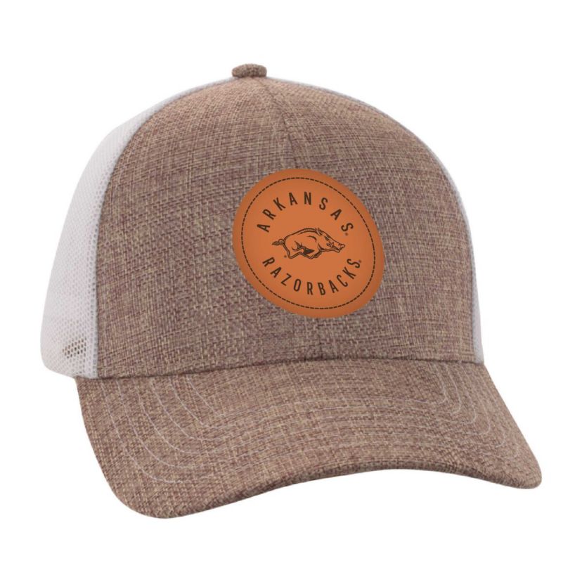 NCAA Tan/White Arkansas Razorbacks Pregame Adjustable Hat