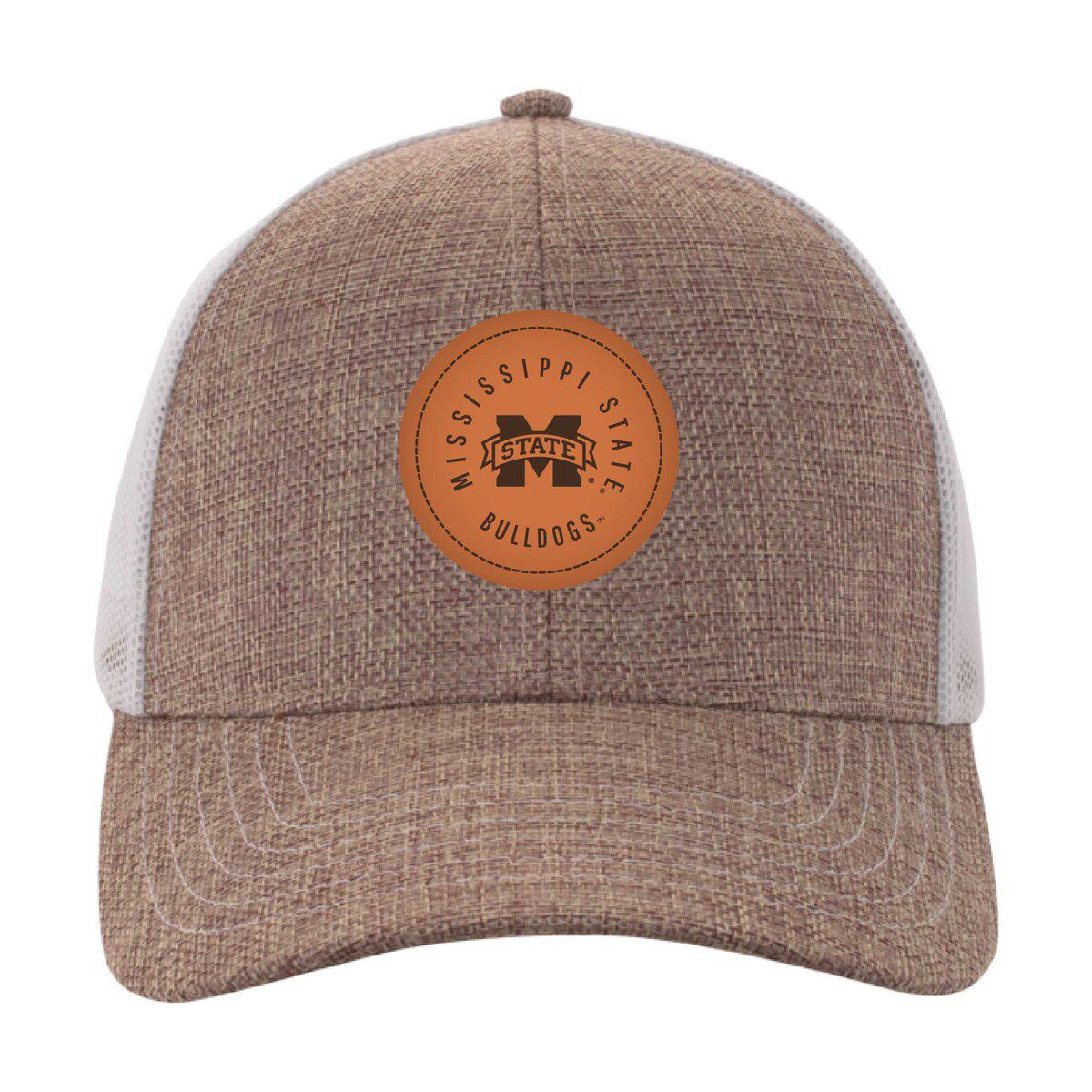 NCAA Tan/White Mississippi State Bulldogs Pregame Adjustable Hat