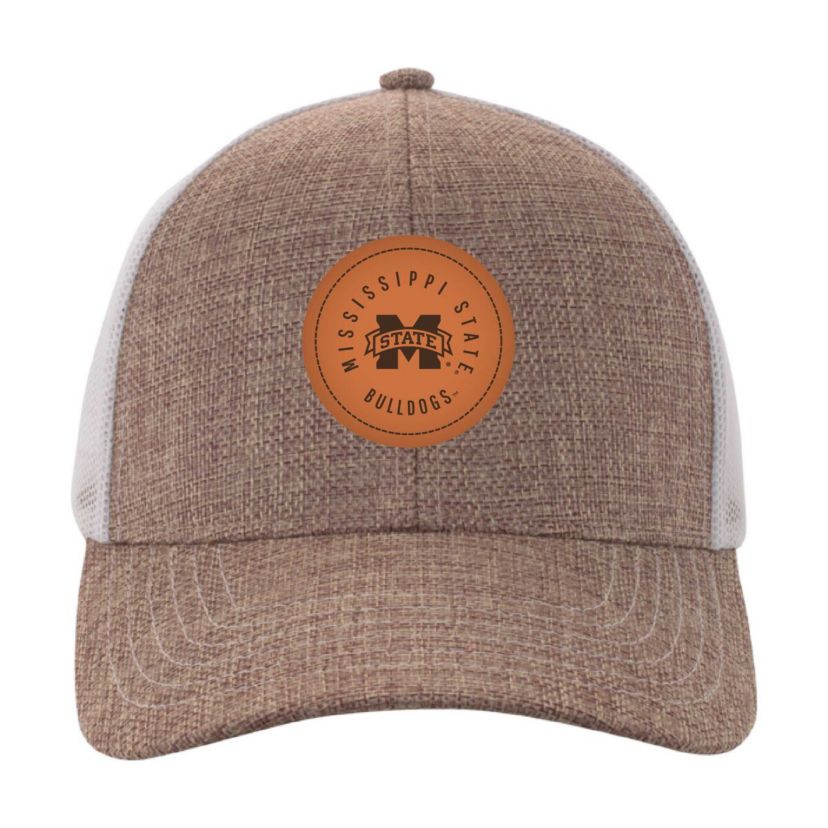 NCAA Tan/White Mississippi State Bulldogs Pregame Adjustable Hat