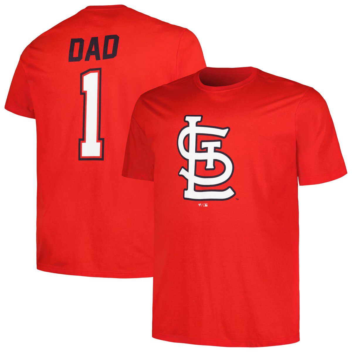 MLB St. Louis Cardinals Big & Tall #1 Dad T-Shirt
