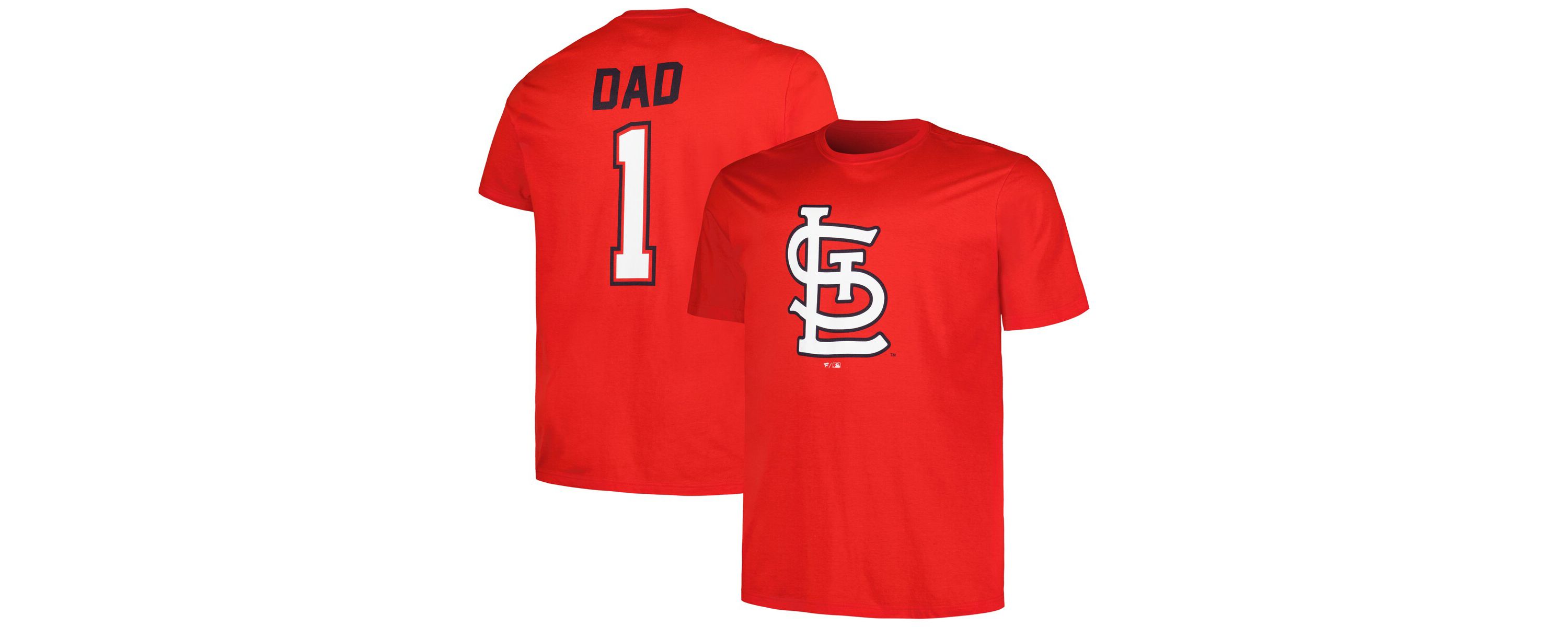 MLB St. Louis Cardinals Big & Tall #1 Dad T-Shirt
