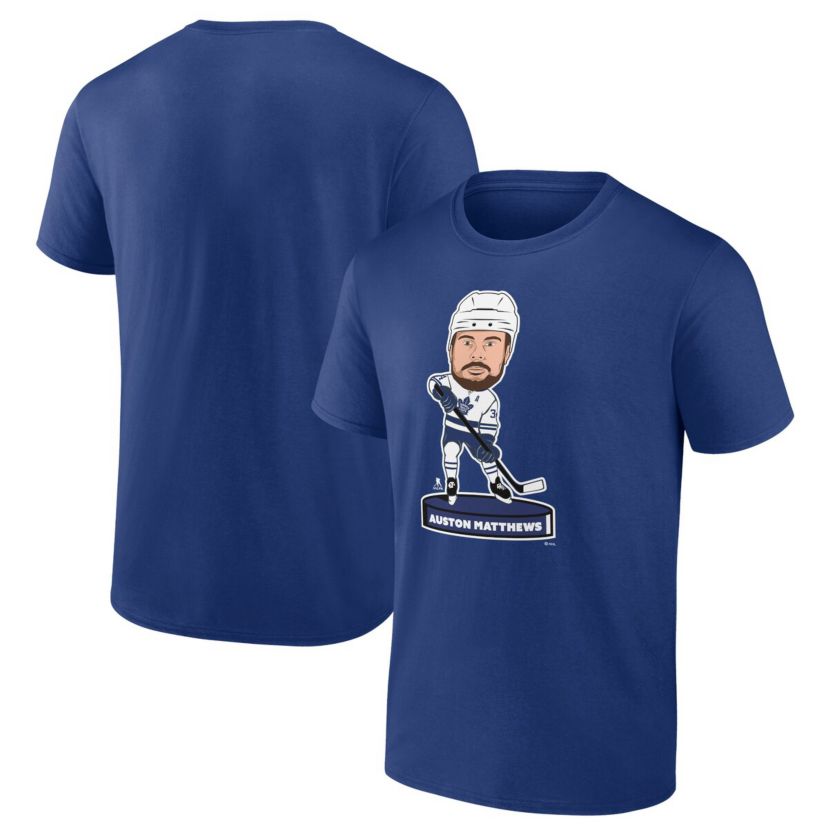 NHL Fanatics Auston Matthews Toronto Maple Leafs Player Bobblehead T-Shirt