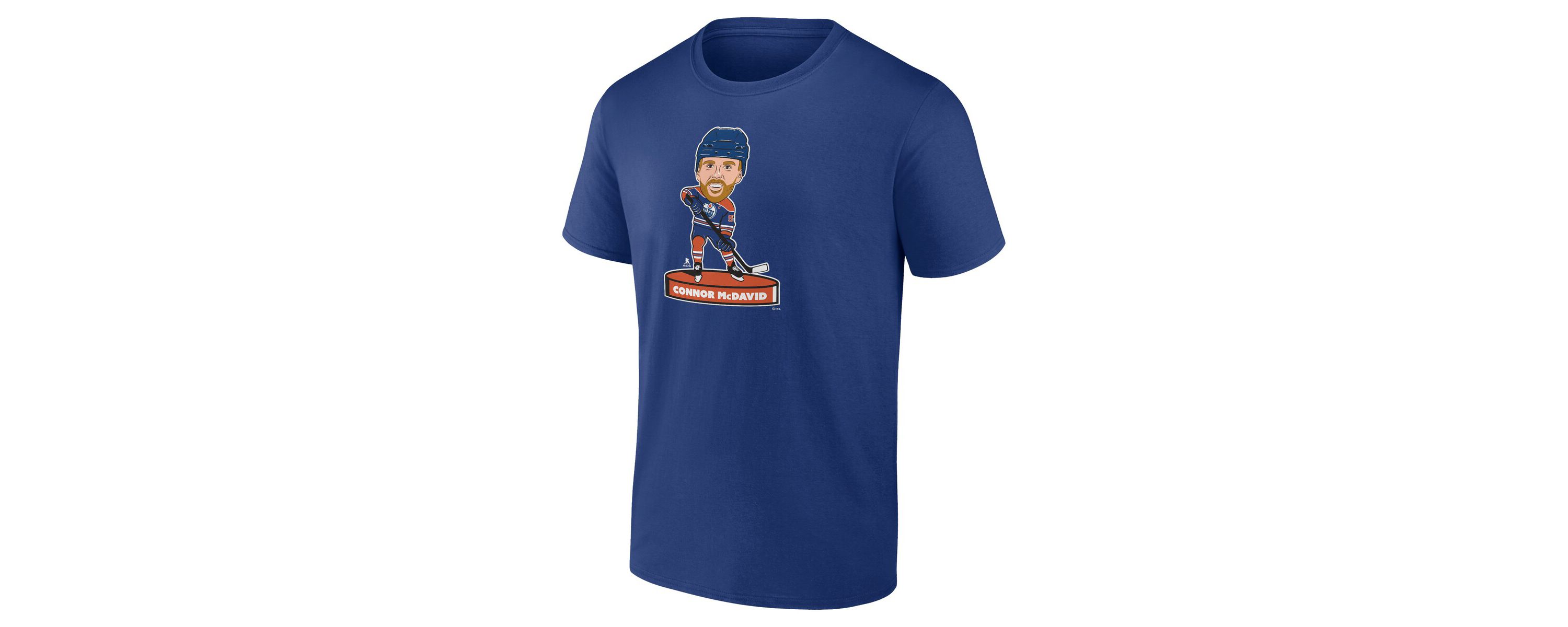 NHL Fanatics Connor McDavid Edmonton Oilers Player Bobblehead T-Shirt