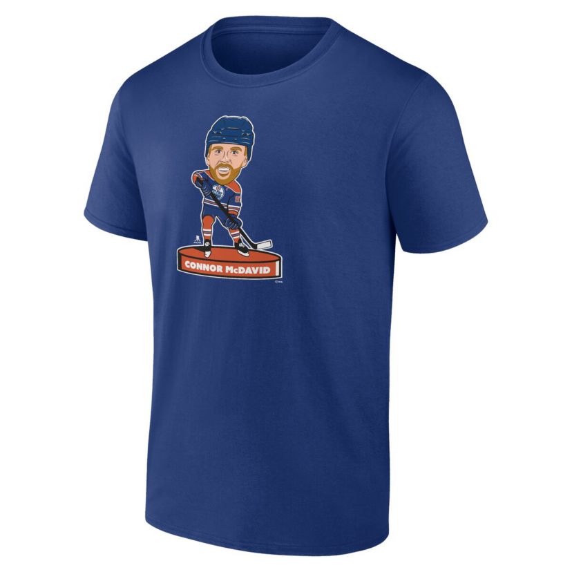 NHL Fanatics Connor McDavid Edmonton Oilers Player Bobblehead T-Shirt