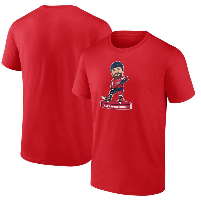 NHL Fanatics Alexander Ovechkin Washington Capitals Player Bobblehead T-Shirt