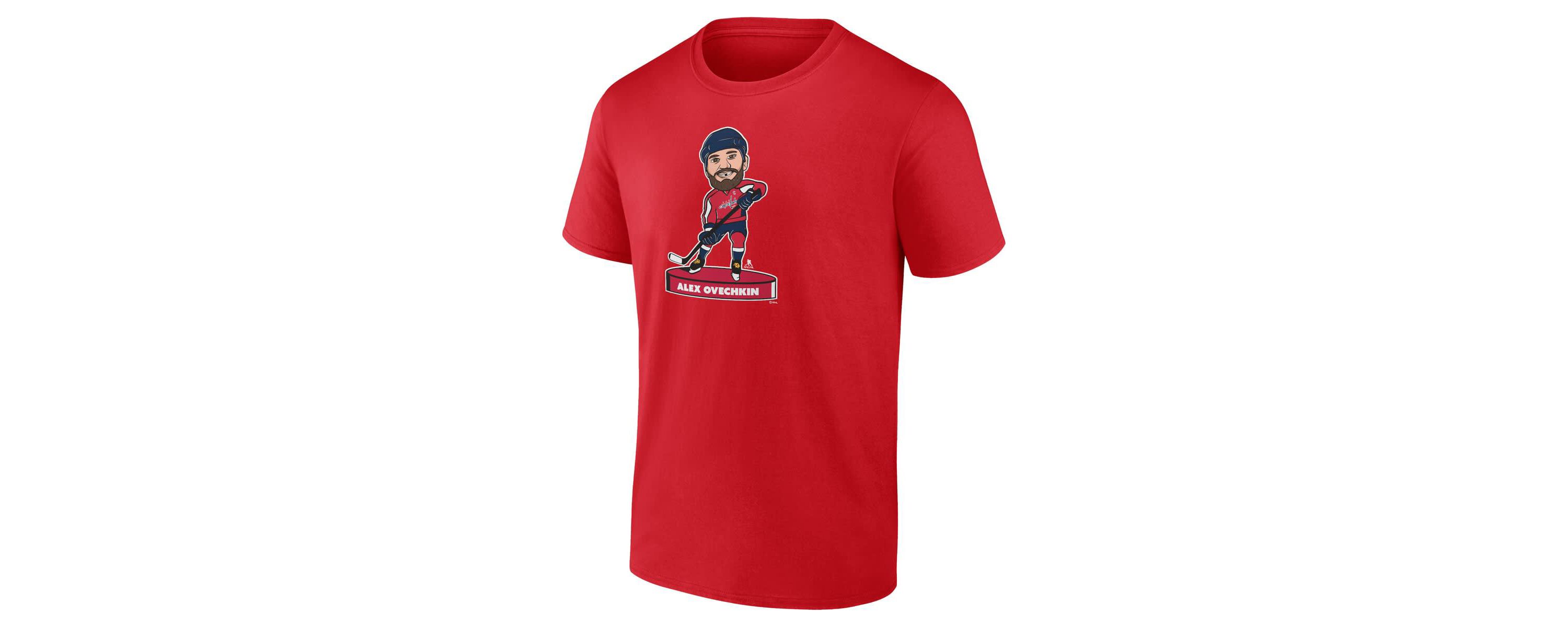NHL Fanatics Alexander Ovechkin Washington Capitals Player Bobblehead T-Shirt