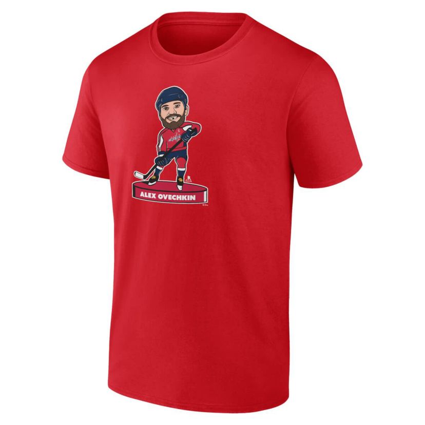 NHL Fanatics Alexander Ovechkin Washington Capitals Player Bobblehead T-Shirt