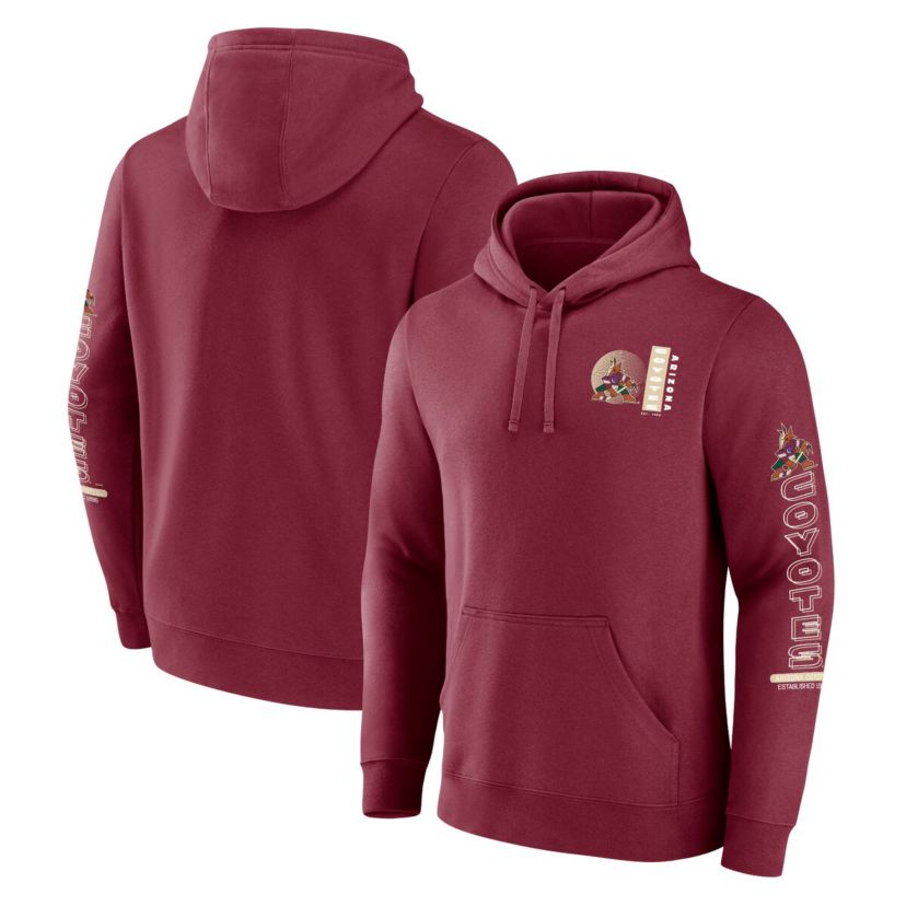 Vintage Hockey Fanatics Arizona Coyotes Revolution Pullover Hoodie