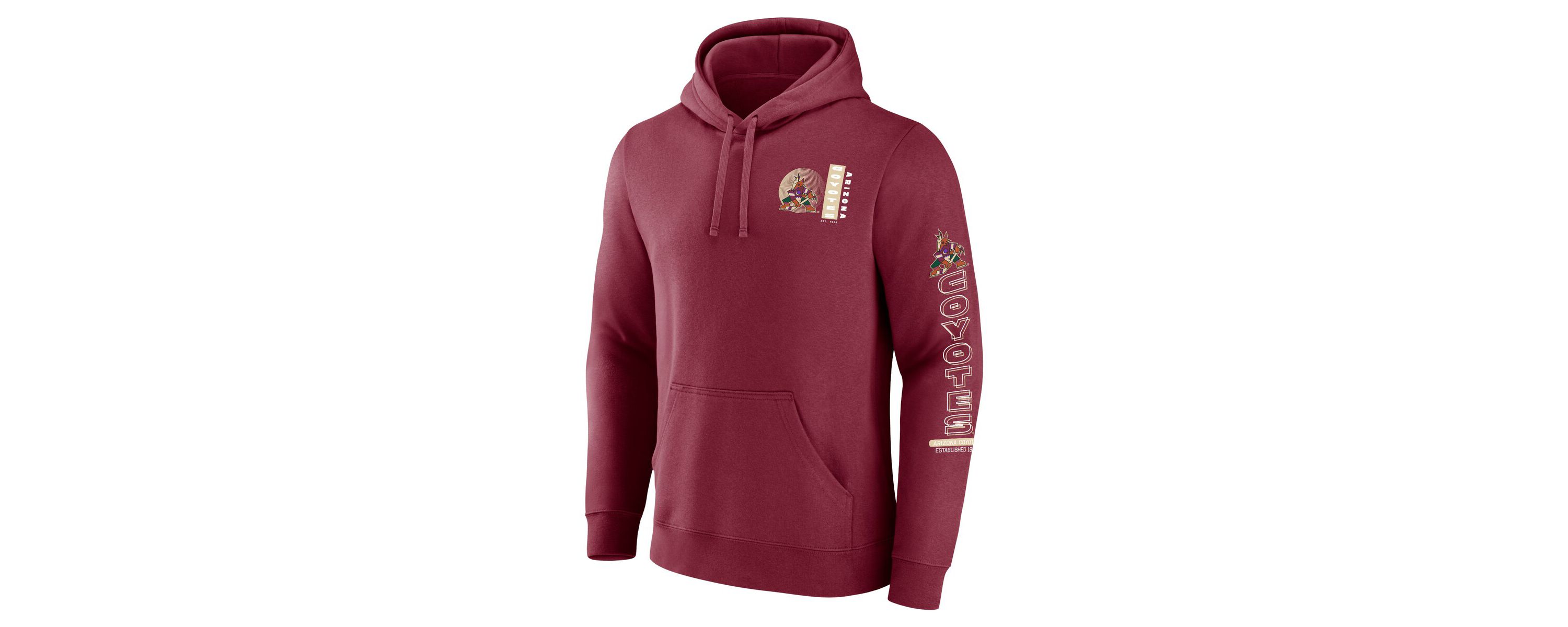 Vintage Hockey Fanatics Arizona Coyotes Revolution Pullover Hoodie