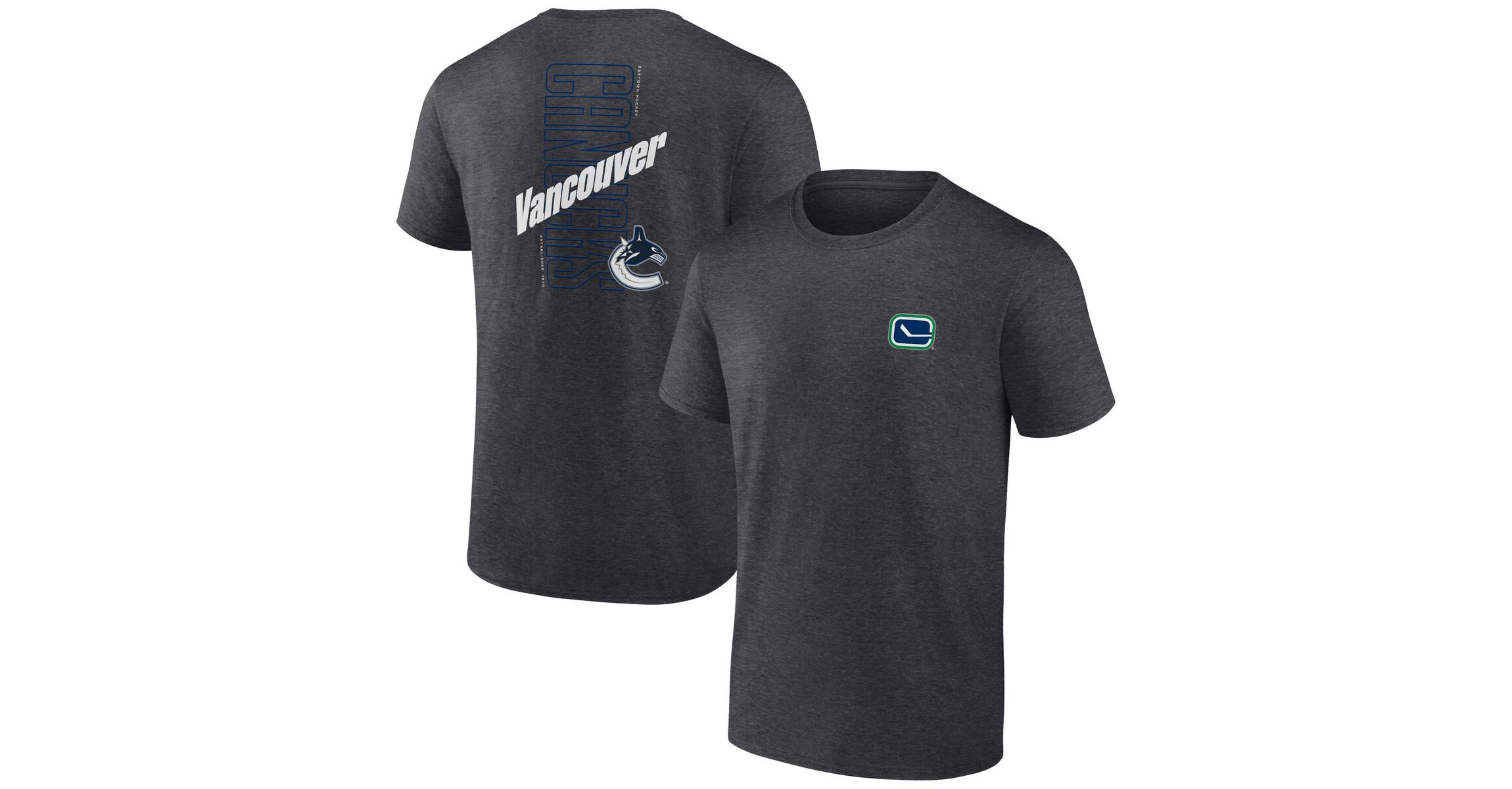 NHL Fanatics Vancouver Canucks Backbone T-Shirt