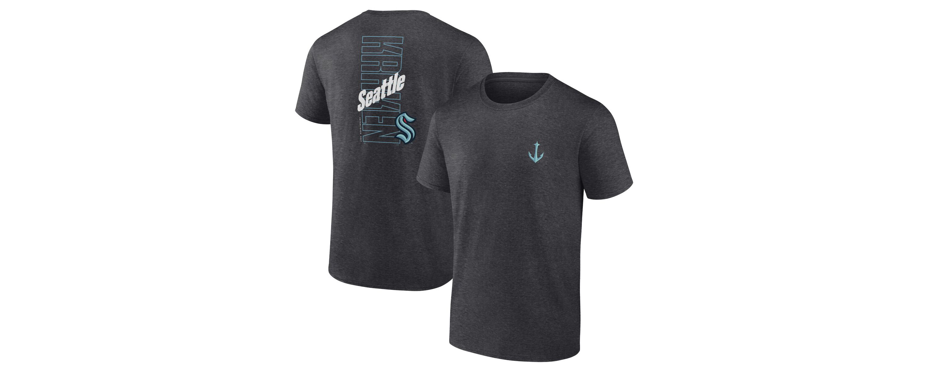 NHL Fanatics Seattle Kraken Backbone T-Shirt