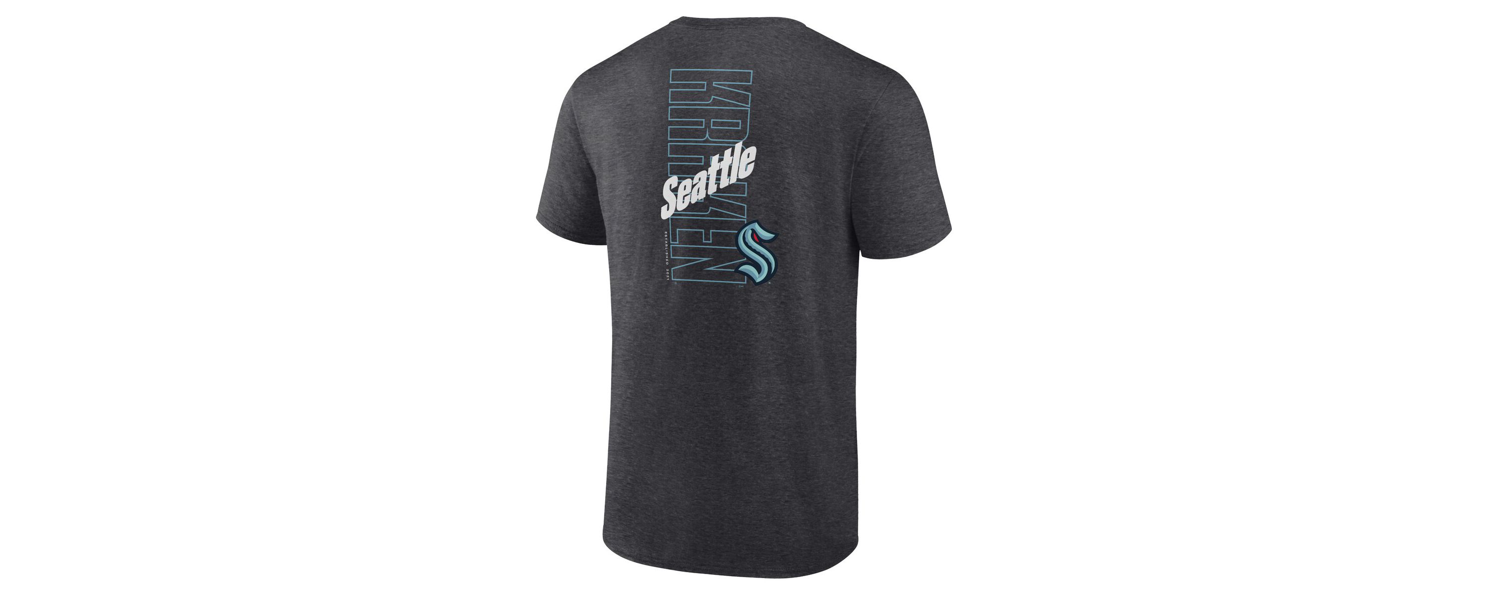 NHL Fanatics Seattle Kraken Backbone T-Shirt
