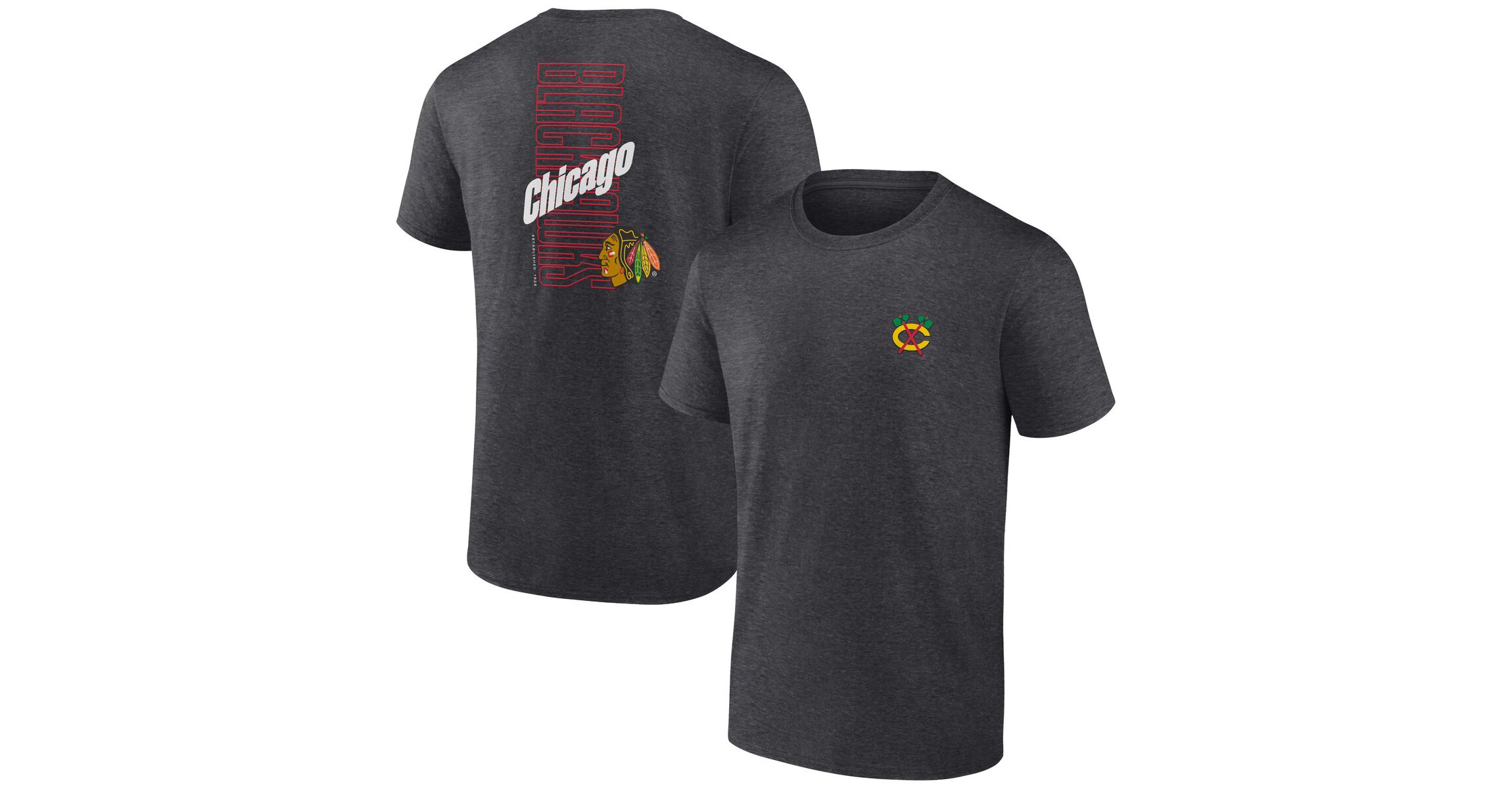 NHL Fanatics Chicago Blackhawks Backbone T-Shirt