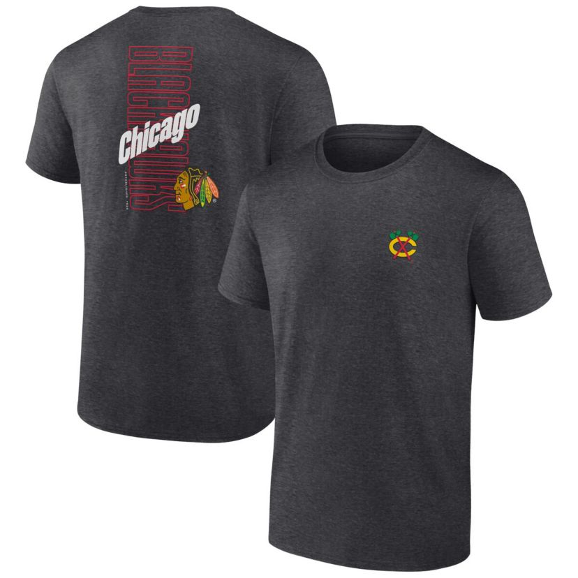 NHL Fanatics Chicago Blackhawks Backbone T-Shirt