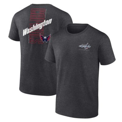 Men's NHL Fanatics Washington Capitals Backbone T-Shirt, Grey, Small