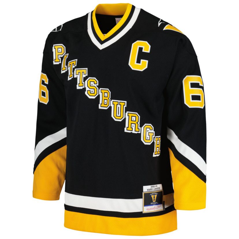 NHL Mario Lemieux Pittsburgh Penguins 1992/93 Line Player Jersey