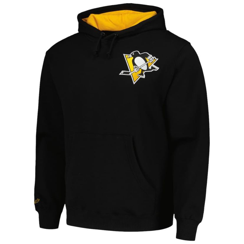 NHL Mario Lemieux Pittsburgh Penguins Premium Name & Number Fleece Pullover Sweatshirt